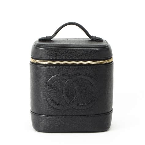 chanel makeup bag blue|vintage chanel makeup bag.